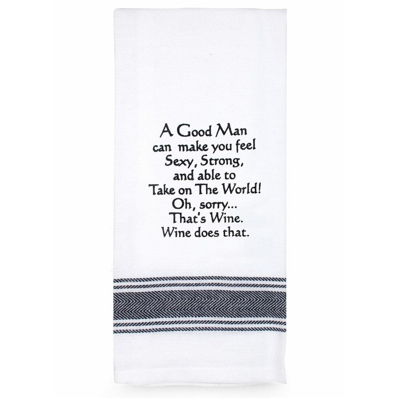 “A Good Man Can” Tea Towel-Tamboril-Shop At The Hive Ashburton-Lifestyle Store & Online Gifts