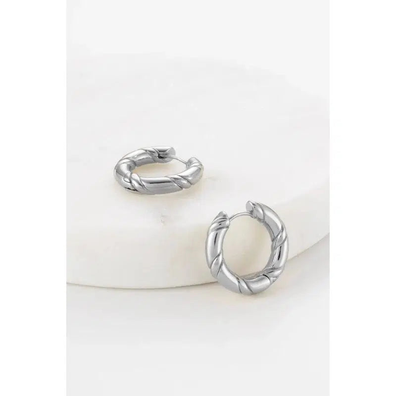 Alannah Hoop / Silver-Zafino-Shop At The Hive Ashburton-Lifestyle Store & Online Gifts