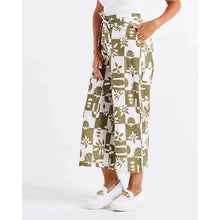 Cabo Crop Pant / Geo Floral-Betty Basics-Shop At The Hive Ashburton-Lifestyle Store & Online Gifts