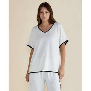 Clara Tee / White-Betty Basics-Shop At The Hive Ashburton-Lifestyle Store & Online Gifts