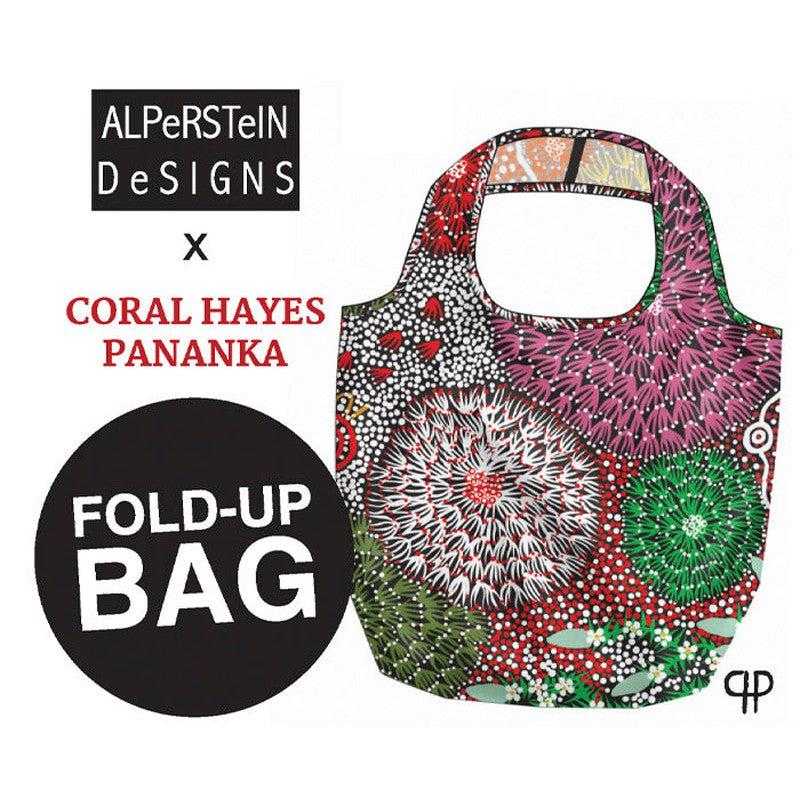 Coral Hayes Fold Up Bag-Alperstein Designs-Shop At The Hive Ashburton-Lifestyle Store & Online Gifts