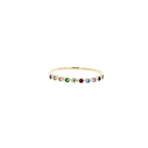 Crystal Half Band Rainbow Ring-Tiger Tree-Shop At The Hive Ashburton-Lifestyle Store & Online Gifts