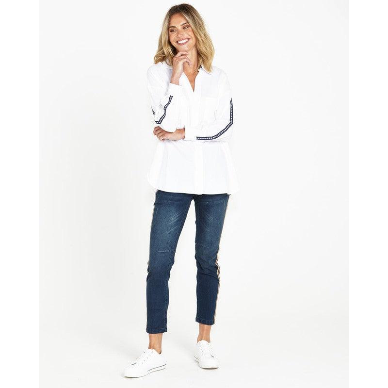 Delia Star Pocket Shirt-Betty Basics-Shop At The Hive Ashburton-Lifestyle Store & Online Gifts