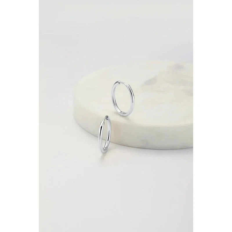 Delilah Medium Hoop / Silver-Zafino-Shop At The Hive Ashburton-Lifestyle Store & Online Gifts