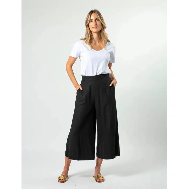 Emmi Pants / Black-Stella + Gemma-Shop At The Hive Ashburton-Lifestyle Store & Online Gifts