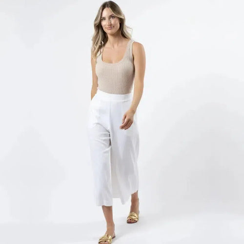 Emmi Pants / White-Stella + Gemma-Shop At The Hive Ashburton-Lifestyle Store & Online Gifts