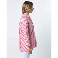 Essentials Shirt / Ruby Stripes-Stella + Gemma-Shop At The Hive Ashburton-Lifestyle Store & Online Gifts