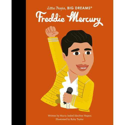 Freddie Mercury / Little People Big Dreams-Brumby Sunstate-Shop At The Hive Ashburton-Lifestyle Store & Online Gifts