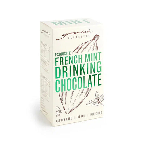 French Mint Drinking Chocolate 200g-Grounded Pleasures-Shop At The Hive Ashburton-Lifestyle Store & Online Gifts