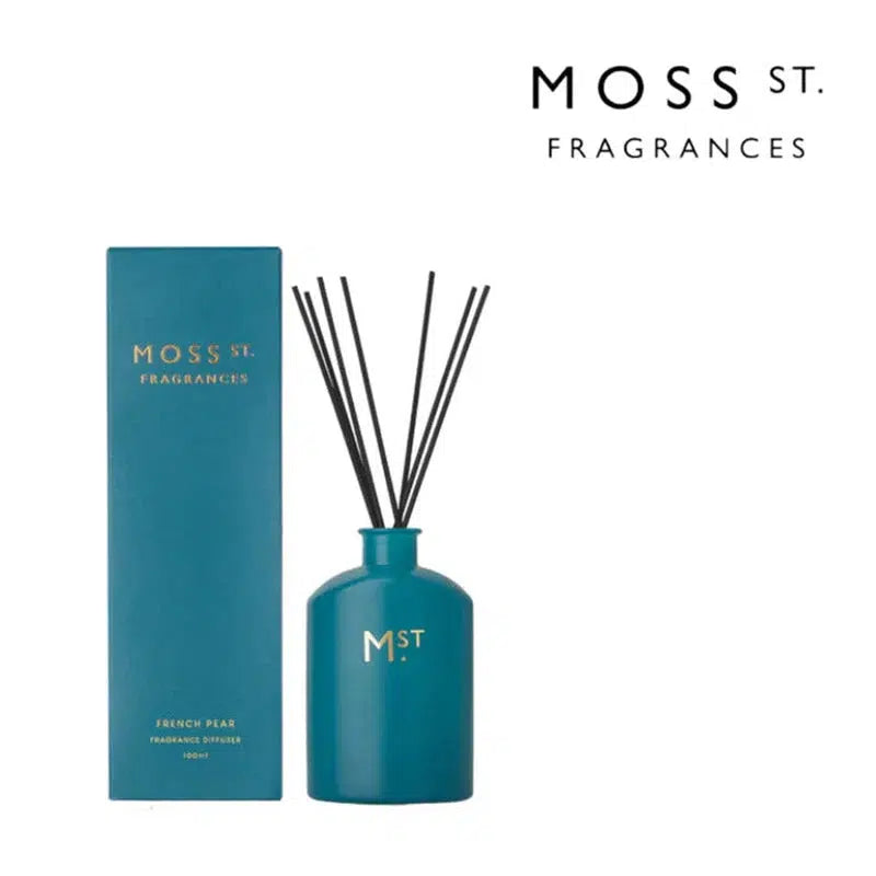 French Pear Diffuser 100ml-Moss St. Fragrances-Shop At The Hive Ashburton-Lifestyle Store & Online Gifts