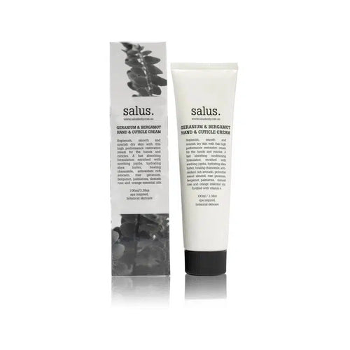 Geranium & Bergamot Hand & Cuticle Cream-Salus Body-Shop At The Hive Ashburton-Lifestyle Store & Online Gifts