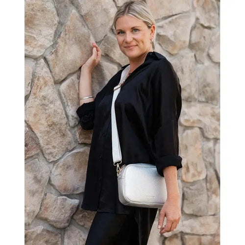 Ginger Metallic Crossbody Bag-Louenhide-Shop At The Hive Ashburton-Lifestyle Store & Online Gifts