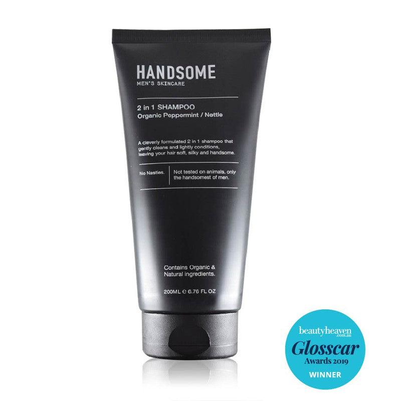 Handsome 2-in-1 Shampoo 200mls-Handsome Men's Skincare-Shop At The Hive Ashburton-Lifestyle Store & Online Gifts