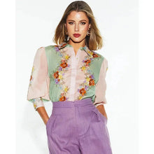 Hollyhock Shirt / Floral Eye-Fate & Becker-Shop At The Hive Ashburton-Lifestyle Store & Online Gifts