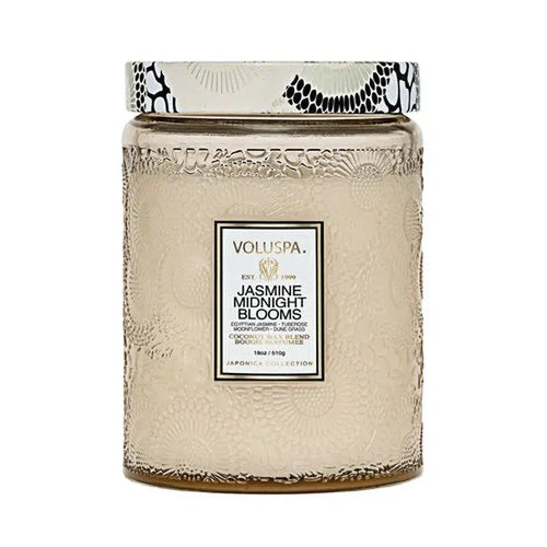 Jasmine Midnight Blooms Candle 100hr-Voluspa-Shop At The Hive Ashburton-Lifestyle Store & Online Gifts