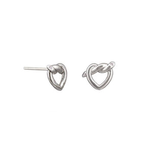 Knotted Heart Studs-Tiger Tree-Shop At The Hive Ashburton-Lifestyle Store & Online Gifts