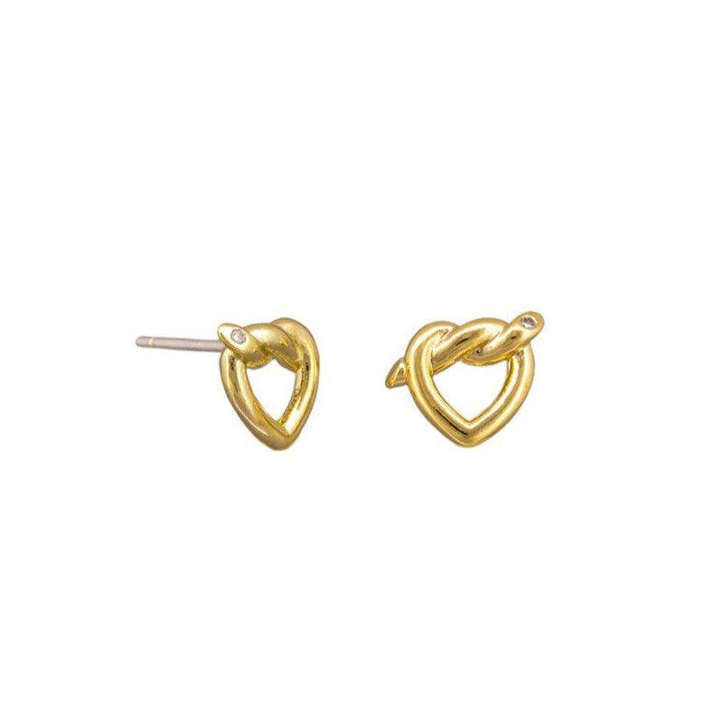 Knotted Heart Studs-Tiger Tree-Shop At The Hive Ashburton-Lifestyle Store & Online Gifts