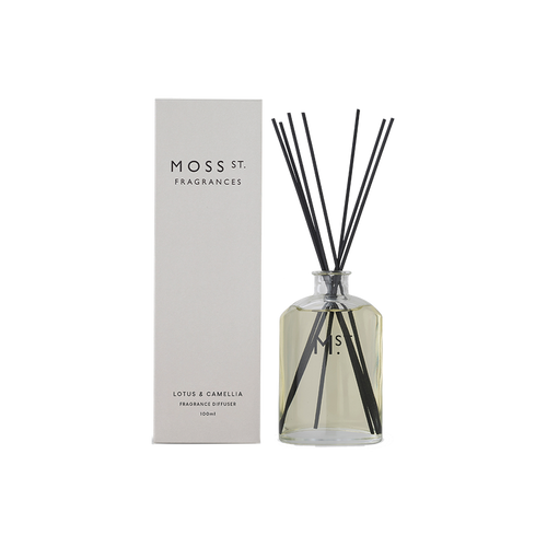 Lotus + Camellia Diffuser 100ml-Moss St. Fragrances-Shop At The Hive Ashburton-Lifestyle Store & Online Gifts