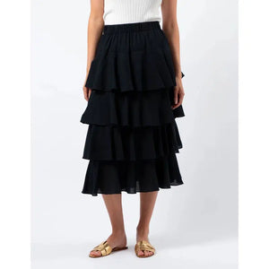 Nelly Skirt / Black-Stella + Gemma-Shop At The Hive Ashburton-Lifestyle Store & Online Gifts