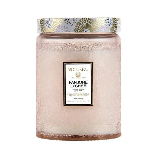 Panjore Lychee Candle 100hr-Voluspa-Shop At The Hive Ashburton-Lifestyle Store & Online Gifts