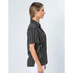 Penn Shirt / Milk Stripe-Stella + Gemma-Shop At The Hive Ashburton-Lifestyle Store & Online Gifts