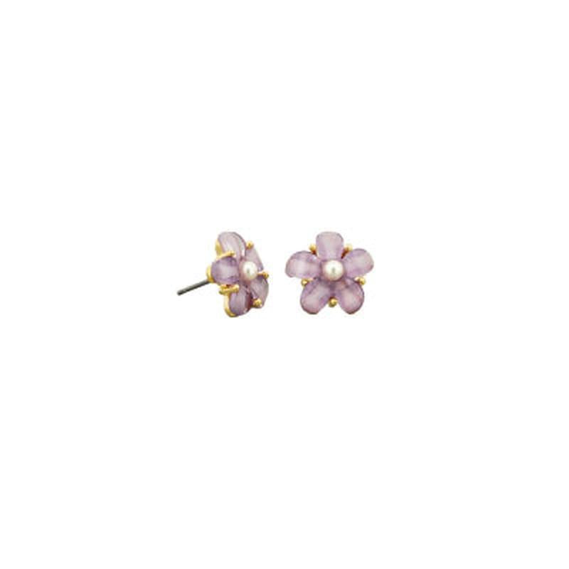 Purple Ocean Flower Earring-Tiger Tree-Shop At The Hive Ashburton-Lifestyle Store & Online Gifts