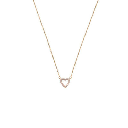 Rose Gold & Crystal Heart Necklace-Tiger Tree-Shop At The Hive Ashburton-Lifestyle Store & Online Gifts