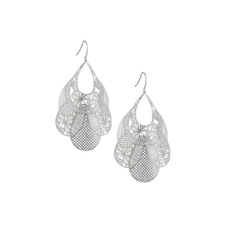 Silver Cancun Earring-Tiger Tree-Shop At The Hive Ashburton-Lifestyle Store & Online Gifts