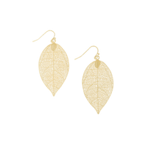 Small Leaf Earrings-Tiger Tree-Shop At The Hive Ashburton-Lifestyle Store & Online Gifts