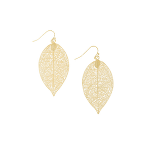 Small Leaf Earrings-Tiger Tree-Shop At The Hive Ashburton-Lifestyle Store & Online Gifts