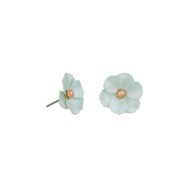 Soft Aqua Cherry Blossom Studs-Tiger Tree-Shop At The Hive Ashburton-Lifestyle Store & Online Gifts