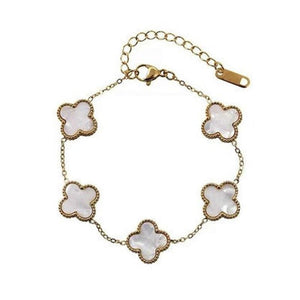 Stainless Steel Clover Bracelet-Susan Rose-Shop At The Hive Ashburton-Lifestyle Store & Online Gifts