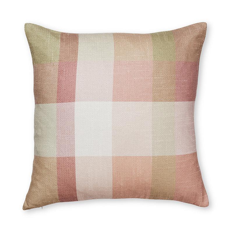 Sydney Check Sunset Cushion-Madras Link-Shop At The Hive Ashburton-Lifestyle Store & Online Gifts