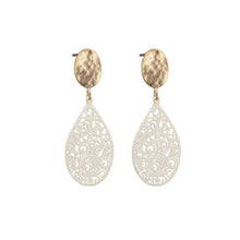 Teardrop Filigree Earrings-Tiger Tree-Shop At The Hive Ashburton-Lifestyle Store & Online Gifts