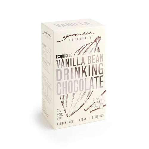 Vanilla Bean Drinking Chocolate 200g-Grounded Pleasures-Shop At The Hive Ashburton-Lifestyle Store & Online Gifts