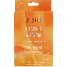 Vitamin C & Papaya Face Sheet Mask Pack-Splotch-Shop At The Hive Ashburton-Lifestyle Store & Online Gifts