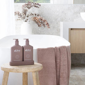 Wash & Lotion Duo Tray / Raspberry Blossom & Juniper-Alive Body-Shop At The Hive Ashburton-Lifestyle Store & Online Gifts