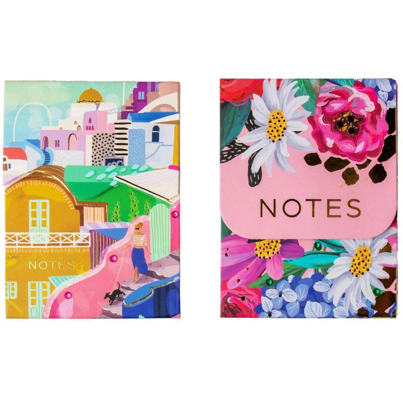 Wildflowers Magnetic Pocket Notepad-Diesel & Dutch-Shop At The Hive Ashburton-Lifestyle Store & Online Gifts